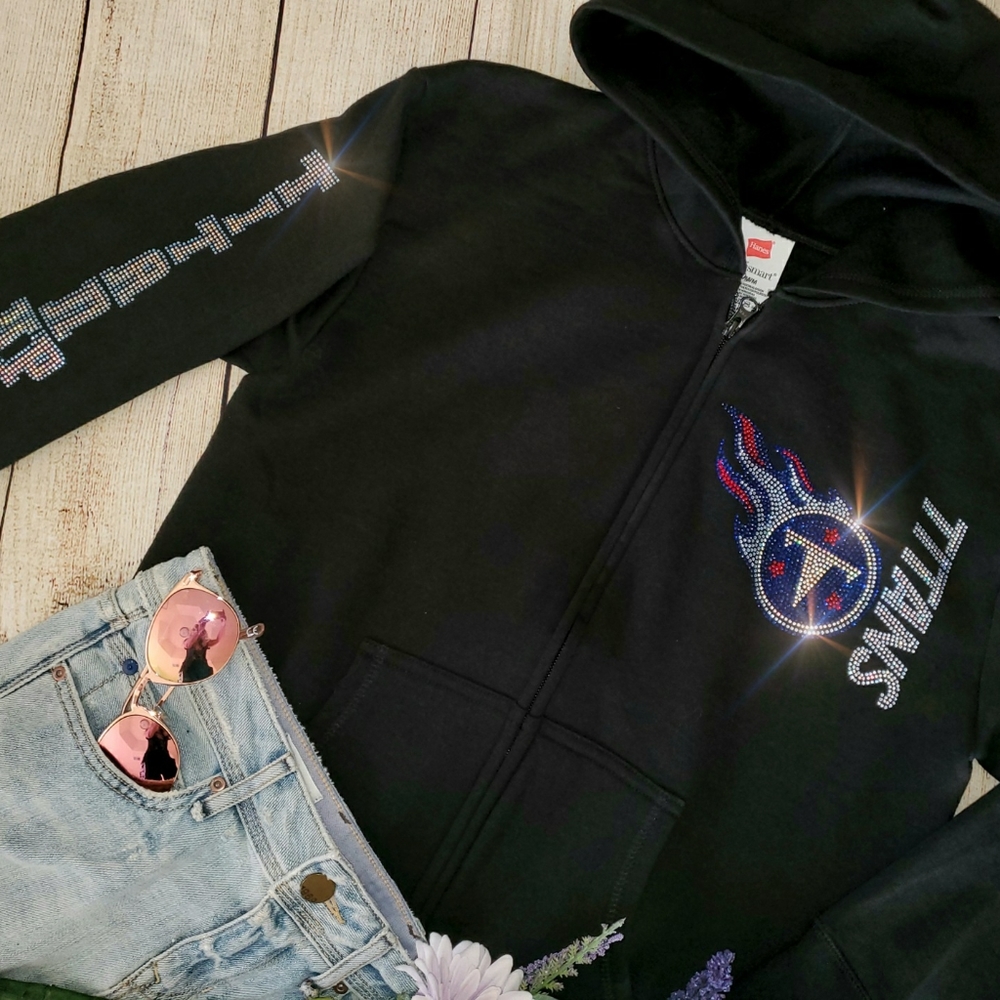 New Tennessee Titans Unisex Zip Up Jacket - Picture 2 of 8